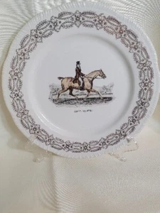Vintage Collector Plate, Homer Laughlin, Liberty, Equestrian Center, Road Riding - Picture 1 of 5