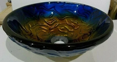 Fregadero de vaso de vidrio Eden Bath 14" True Planet (EB_GS41, D282) Foto 1 de 4