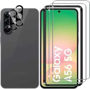 2x Verre de protection 3D (écran + caméra) pour Samsung Galaxy A56 5G Film blindé Full - Photo 1 sur 9