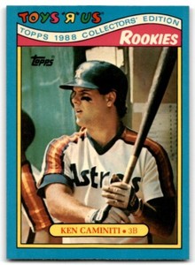 1988 TOPPS TOYS'R'US ROOKIES KEN CAMINITI HOUSTON ASTROS #6