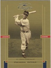 2005 Donruss Classics Gold Timeless Tributes /1000 Stan musial St.L. cardinals