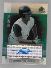 2004 SP Prospects Autograph Bonus #FP Fernando Perez /400 RC Auto Signature