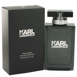 KARL LAGERFELD EAU DE TOILETTE SPRAY POUR HOMME 3.3 Oz / 100 ml DISCONTINUED!!! - Picture 1 of 2