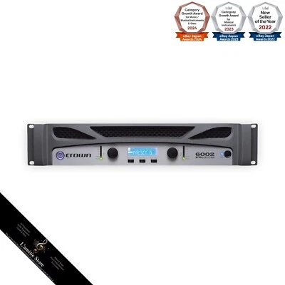 Crown XTi 6002 Two-channel 4Ω Power Amplifier Portable PRO AUDIO AMP Japan Black - Image 1 of 4