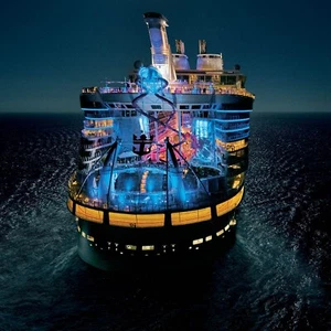Royal Caribbean Harmony of the Seas (Nightime) POSTER 24 X 36 Inches Nice! - Picture 1 of 2