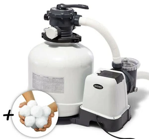 INTEX 26652GS - Sand Filter Pump (12m ³ L/Hr , To 42m ³ Pool ) + Filter (1600g) - Picture 1 of 10
