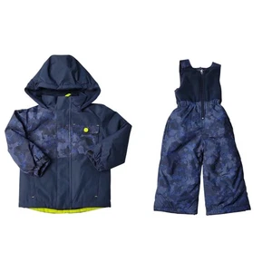 Free Country Toddler Boys Wind & Water Resistant 2-Piece Snow Set (Navy, 5T) - Picture 1 of 3