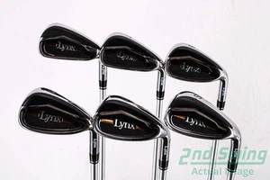 Mint Lynx Crystal Iron Set 6-PW SW Graphite Ladies Right 36.25in - Picture 1 of 7