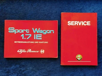 ALFA ROMEO Sport Wagon 1.7 IE Betriebsanelitung 1990 + Kundendienstverzeichnis Foto 1 de 4