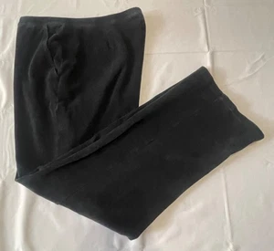 LL Bean Women's Perfect Fit Pants Straight Leg Black Size X Large MT - Picture 1 of 16