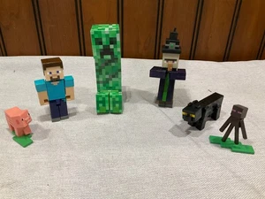 Konvolut 6 verschiedene MINECRAFT Figuren und Tiere - Bild 1 von 6