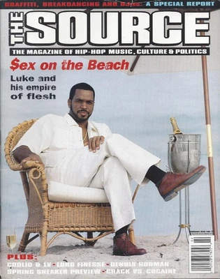 The Source Magazine ISS#77 Luke 2 Live Crew COLLECTOR'S ITEM VINTAGE CLASSIC - Image 1 of 2