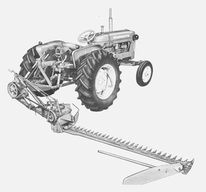 Allis Chalmers No. 80-R3 3pt Hitch Sickle Mower Owner's Parts Manual Setting Up - Picture 1 of 14