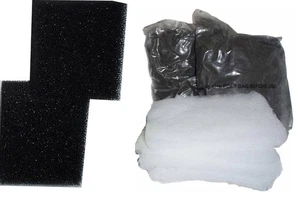 Aquarium Filter Foam Felt Pads Carbon Interpet River Reef Sponge Fish Tank Media - Picture 1 of 6