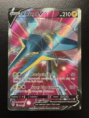 Pokemon TCG - Vikavolt V - Darkness Ablaze 180/189 Full Art Holo Ultra Rare - Image 1 of 3