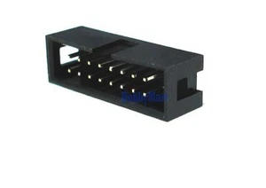 Caja de enchufes IDC 16 pines 2,54 mm 2x8 macho cubierta cabezal conector recto x 10 piezas - Imagen 1 de 4