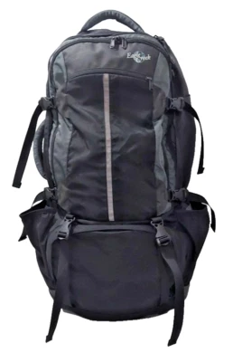 Mochila de caminhada Eagle Creek Meridian preta 55L equipamento de acampamento arnês de cintura - Imagem 1 de 4