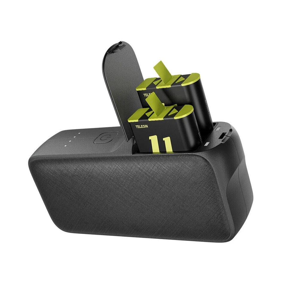 Power Bank Charger for GoPro HERO 12/11/10/9/8/7/6/5 Black - Image 1 of 4