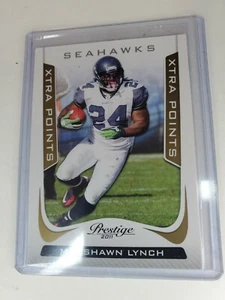 2011 Panini Prestige Marshawn Lynch Xtra Points Gold /250 Seattle Seahawks  - Picture 1 of 2
