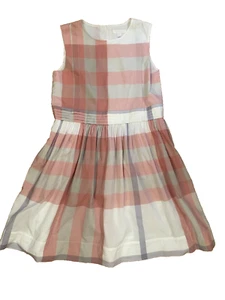 Burberry pink dress with burberry plaid cotton girls 14y also fits a womens S - Picture 1 of 10