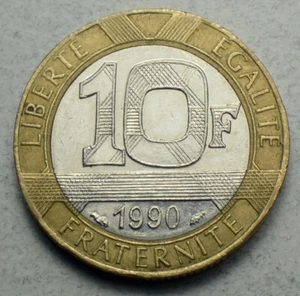 France 10 Francs 1990 KM#964.1 Europe Coin - Picture 1 of 2
