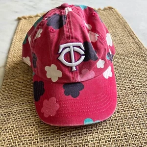 47 Brand Minnesota Twins Hat Floral Pink Baseball Cap Youth Kids - Picture 1 of 9