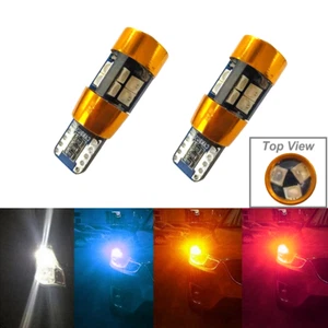 2xCANBUS T10 W5W Wedge 19LEDs 3030 10W Car Sidelight Backup Parking light 12-24V - Picture 1 of 15