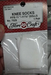 Knee socks,dolls,3 pkgs,unused,fits 11" to 11 1/2" dolla, - Picture 1 of 4