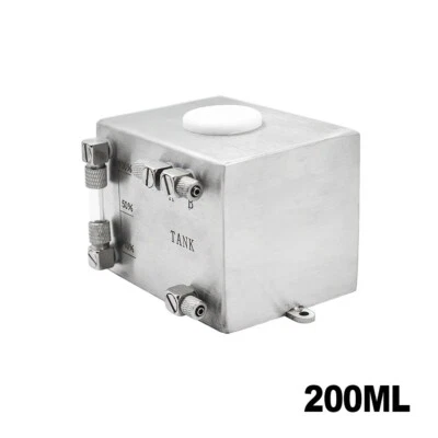 200ml Mini Hydraulische Metall Kraftstoff Tank Mit Öl Menge Display Für Benzin - Bild 1 von 4