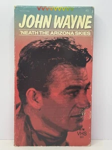 'Neath The Arizona Skies John Wayne VHS B/W Burbank Video 1989 Rare Tested - Picture 1 of 3