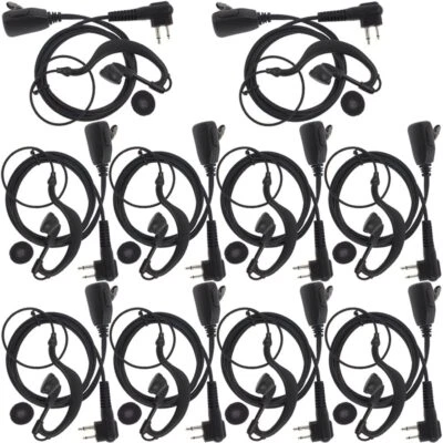 10 Earpiece Headset for Motorola CP88 CP040 CP100 CP110 CP125 CP140 CP150 CP160  - Image 1 of 4