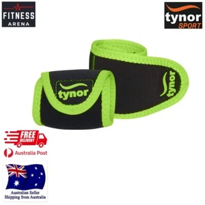 TYNOR Wrist Support With Thumb Loop (Neo), Black & Green, Universal, Pack of 2 - Picture 1 of 6