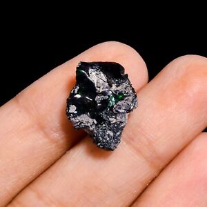 black opal raw, natural opal rough, Ethiopian fire opal loose gemstone 4.50 Ct