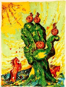 Lot 7 FINE ARTS LITHOGRAPHIE "LE MANS" MIT SIGNIERT - Bild 1 von 4