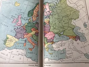 Political Colour Map of Europe, Bartholomew, 1930 Print - Picture 1 of 1