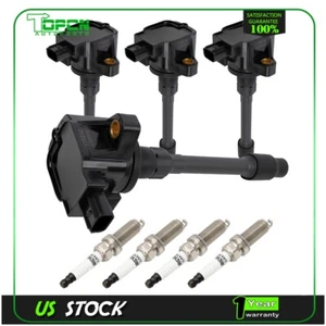 4 Pack For 2015-2019 Honda Fit 1.5L L4 Ignition Coil and Spark Plug - Picture 1 of 12