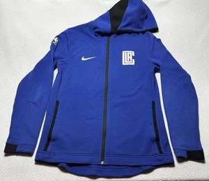 Los Angeles Clippers Nike Dri Fit Chaqueta Pequeña Sudadera con Capucha Cremallera Completa Bolsillos Con Capucha - Imagen 1 de 12