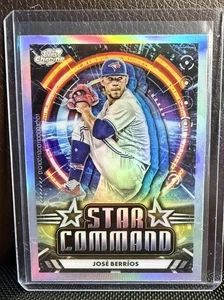 2024 Topps Chrome Cosmic Jose Berrios Star Command #SC-11 Blue Jays - Picture 1 of 2