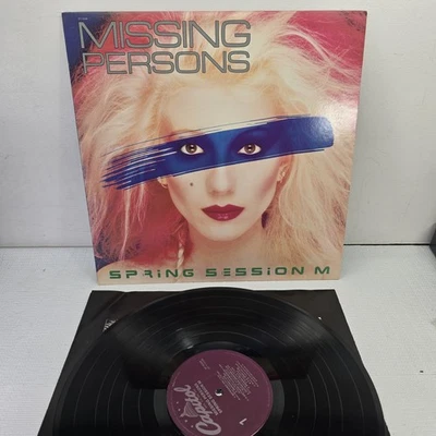 Missing Persons LP spring session m 1982 st512228 Capitol Newwave Record Ex  - Image 1 of 4