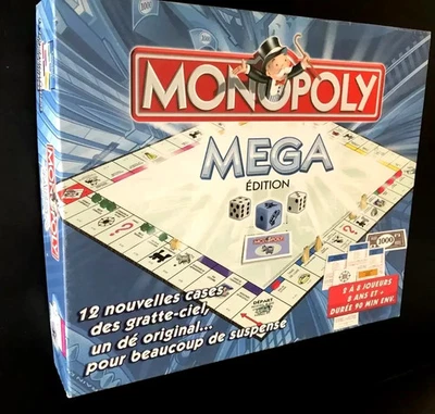 Monopoly RARE Edition MEGA - grand plateau - 2 à 8 joueurs Winning Moves COMPLET - Bild 1 von 4