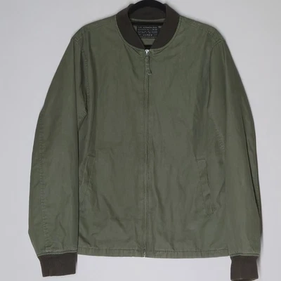 Vintage J CREW Field Jacket Adult Medium Army Green Outerwear NX-631 Military - Image 1 of 4