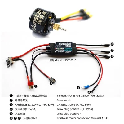 wolunstart remote start Electric Starter (E-start) 150325-A For Traxxas EZ-Start - Image 1 of 3