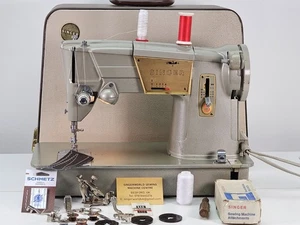 HeavyDuty 1963 Singer 328K Nähmaschine, gewartet, für Leder, Canvas, Stoff - Bild 1 von 24