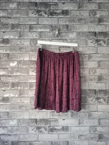 FatFace Berry Floral Skirt UK 14 Boho Festival Y2K Elastic Waist Casual - Picture 1 of 7