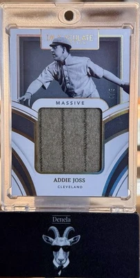 2022 Addie Joss Immaculate Collection Baseball Massive Patch #4/5 Cleveland - Image 1 of 2