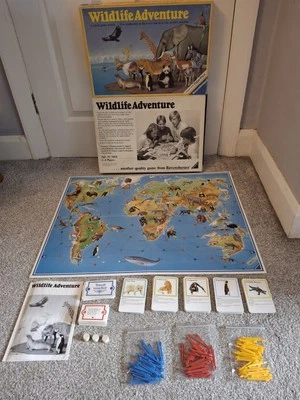 1986 RAVENSBURGER WILDLIFE ADVENTURE BOARD GAME 100% COMPLETE VGC  Conservation - Image 1 of 4