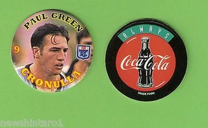 #MM. SIXTY 1994 COCA COLA RUGBY LEAGUE TAZOS, ALL PAUL GREEN, CRONULLA - Bild 1 von 3