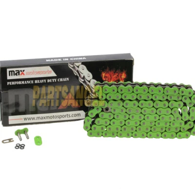 Corrente O-ring verde 520 114 elos para Kawasaki KX450F 2006-2018 2015 2017 2016 - Imagem 1 de 3