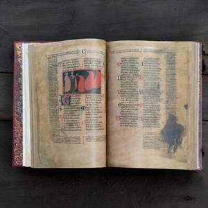 1321  DIVINE COMEDY by DANTE ALIGHIERI Limited Deluxe Facsimile Leatherbound - Picture 1 of 9