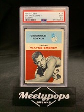 Wayne Embrey 1961 Fleer Basketball #12 PSA 3.5 VG+ Royals
